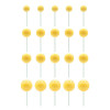 Toppers Bolas Amarelas - conj.20